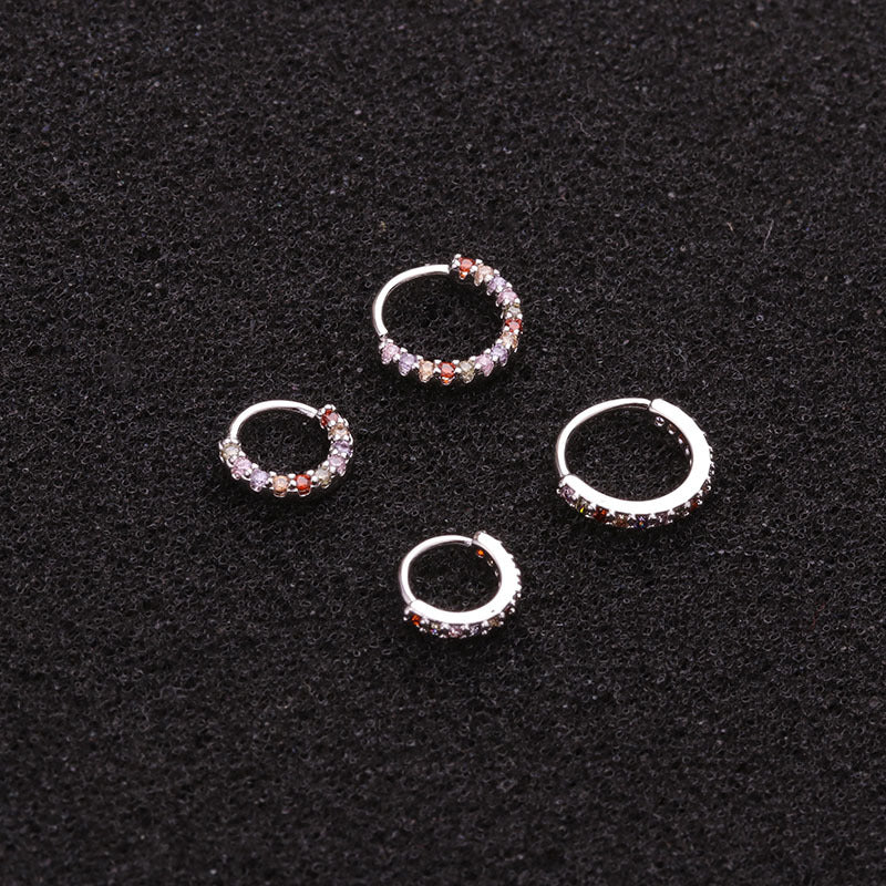 925 Sterling Silver Cartilage Mini Hoop Earrings | HSPJ1938