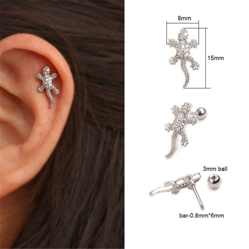 cartilage earrings, piercing jewelry, cartilage piercing, body jewelry, helix piercing, helix earrings, tragus piercing, owl earrings