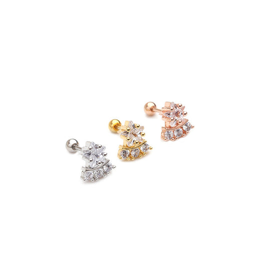 20G Cartilage Tiny Stud Earring, Star Stud Earrings | HSPJ1954