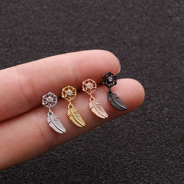 16G Cartilage Tiny Stud Earring, Dreamcatcher Earrings
