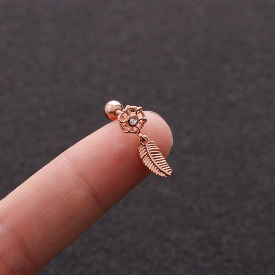 16G Cartilage Tiny Stud Earring, Dreamcatcher Earrings