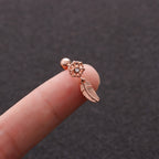 16G Cartilage Tiny Stud Earring, Dreamcatcher Earrings