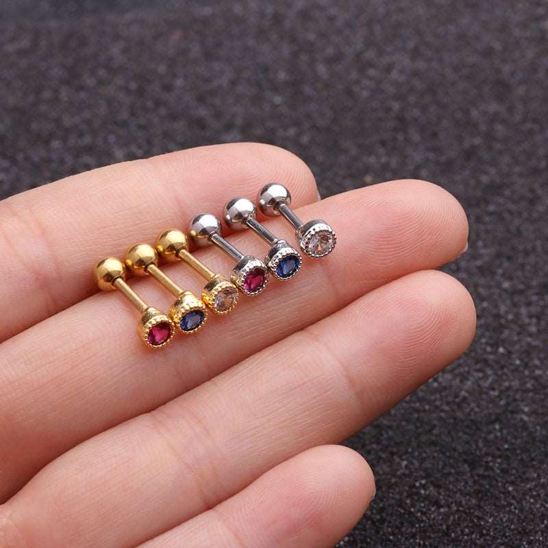 16G Cartilage Tiny Stud Earring, Conch Tragus Helix Earrings