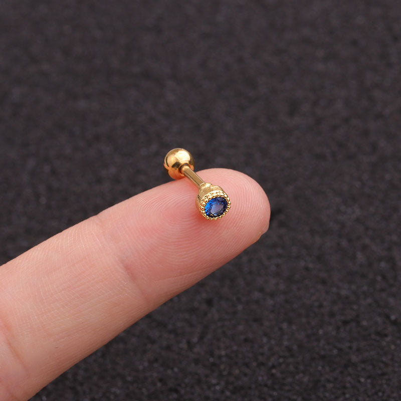 16G Cartilage Tiny Stud Earring, Conch Tragus Helix Earrings