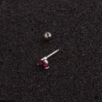 16G Cartilage Tiny Stud Earring, Marquise Stud Earrings