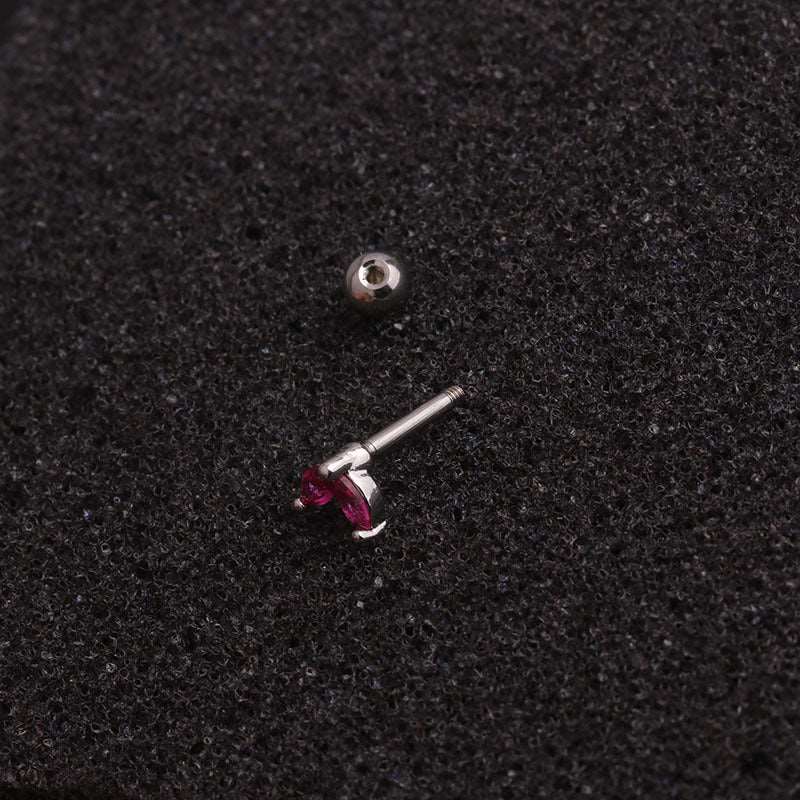 16G Cartilage Tiny Stud Earring, Marquise Stud Earrings