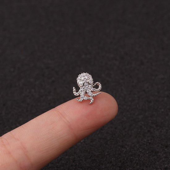 20G Pineapple Cactus Conch Daith Stud Earrings