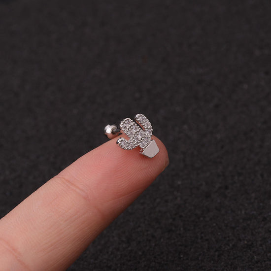 20G Pineapple Cactus Conch Daith Stud Earrings