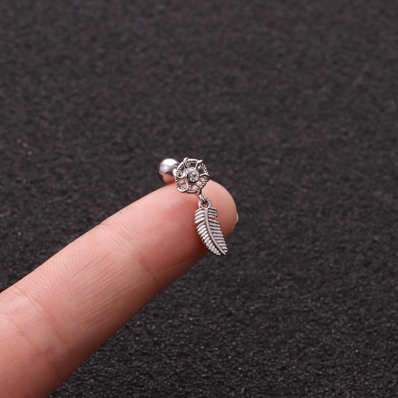 16G Conch Dream Catcher Upper Lobe Earrings | HSPJ1986