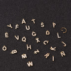 20G Surgical Steel Letter Dangle Hoop Earrings, Hoop Earrings | HSPJ1991