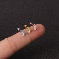 20G Cute Snow Heart Tiny Conch Piercings