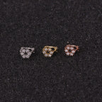 18K Gold Plated Teardrop Hinged Segment Ring