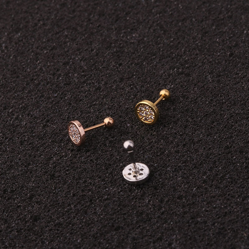 20G Rose Gold Shooting Star Barbell Cartilage Stud | HSPJ204