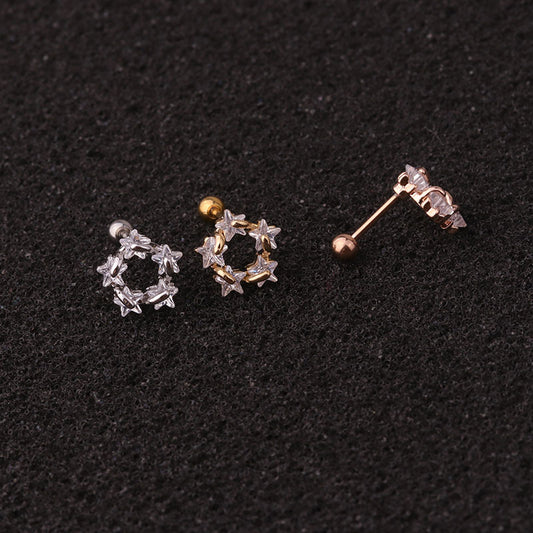 20G Surgical Steel Bunny Stud Helix Earrings 