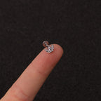 16G Flat Back Tiny Stud Labret Back Earrings, Lip Ring | HSPJ218