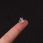 16G Cartilage Tiny Stud Earring, Celestial Stud Earrings