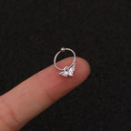 20G Surgical Steel Moon Dangle Huggies Earrings | HSPJ223