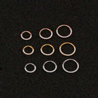 16G Cartilage Hoop Earrings, Daith Hoop Earrings, Minimalist Hoop