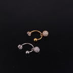 20G Cartilage Cross Front Back Ear Jacket Earrings