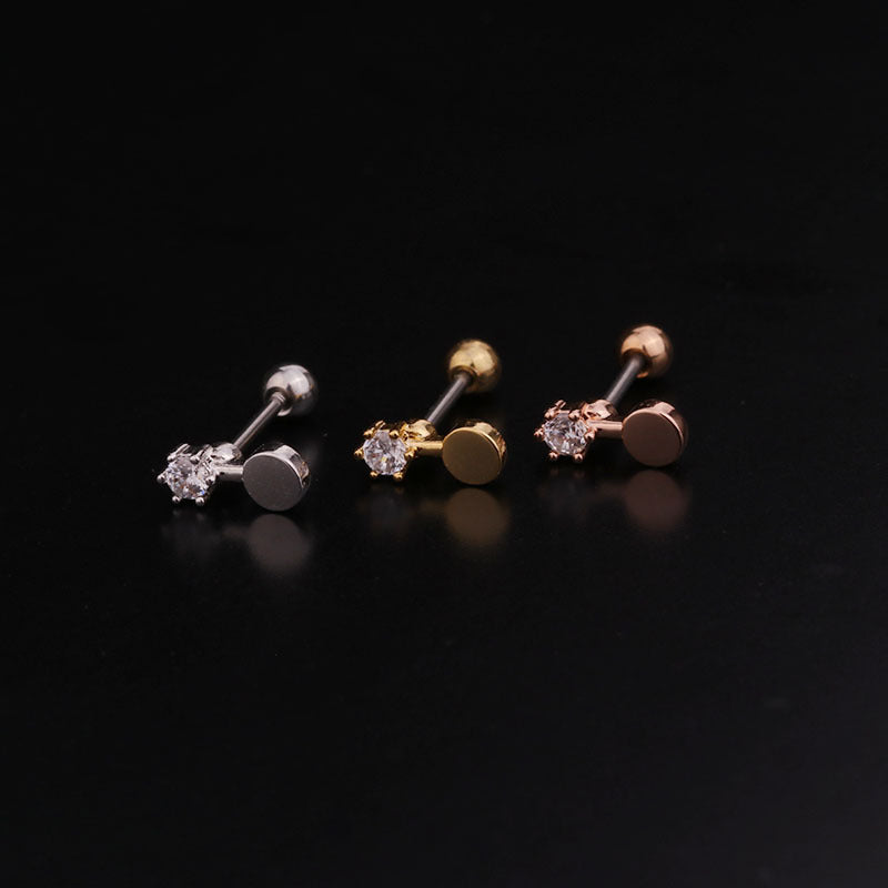 20G Cartilage Tiny Stud Earring Conch Tragus Helix Earrings | HSPJ243