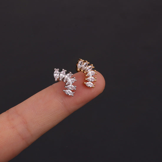 16G Curved Bar  Cartilage Conch Earrings