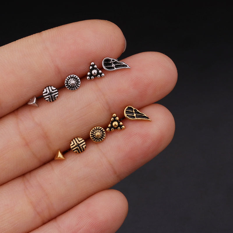 20G Cartilage Tiny Stud Earring Vintage Stud Earrings | HSPJ265
