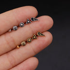20G Cartilage Tiny Stud Earring Vintage Stud Earrings | HSPJ265