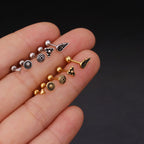 20G Cartilage Tiny Stud Earring Vintage Stud Earrings | HSPJ265