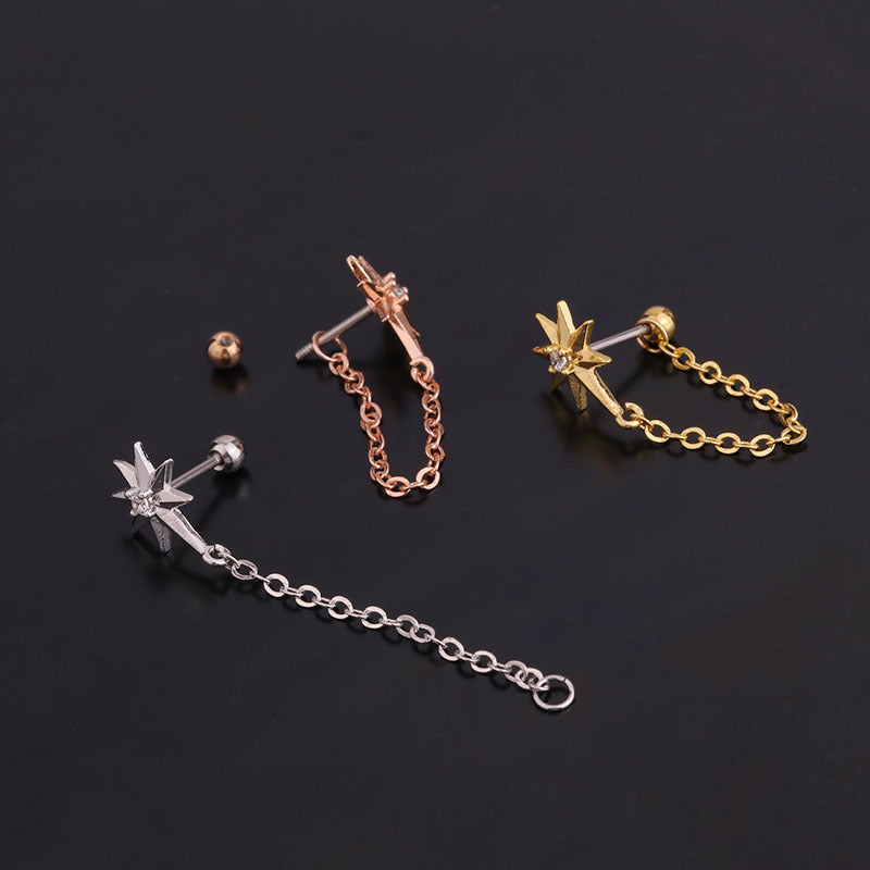20G Celestial Two Hole Upper Lobe Piercings | HSPJ268
