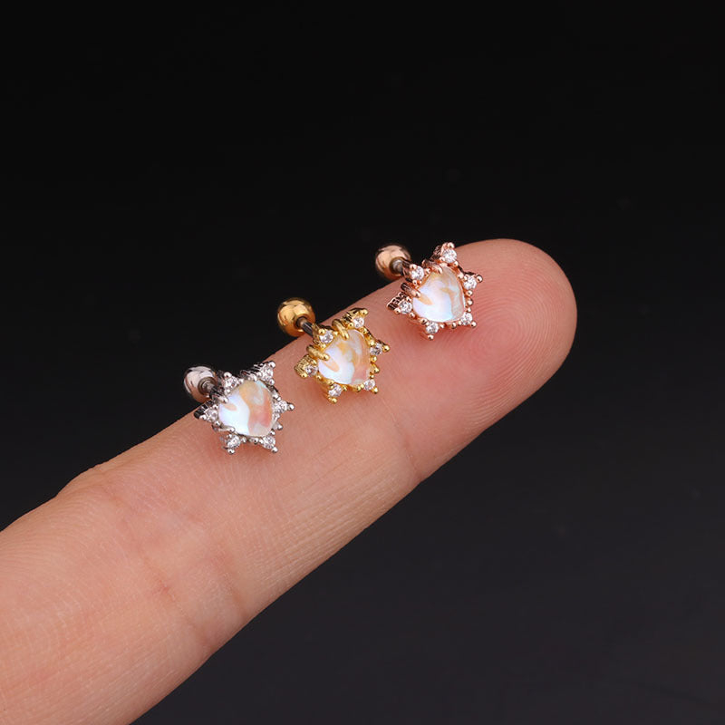 20G Celestial Two Hole Upper Lobe Piercings | HSPJ268