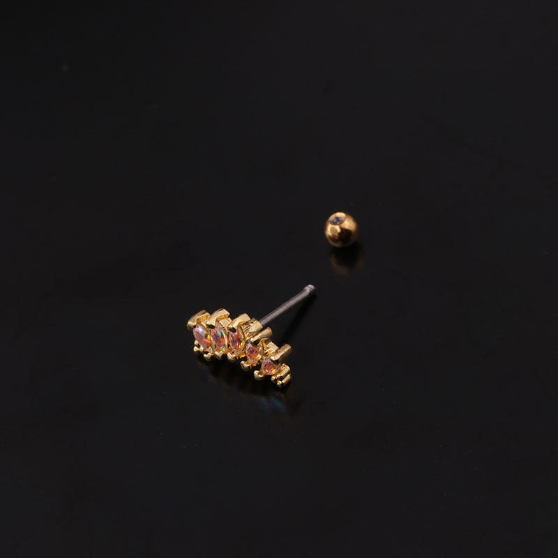 20G Moon Star Hypoallergenic Tragus Helix Studs | HSPJ284