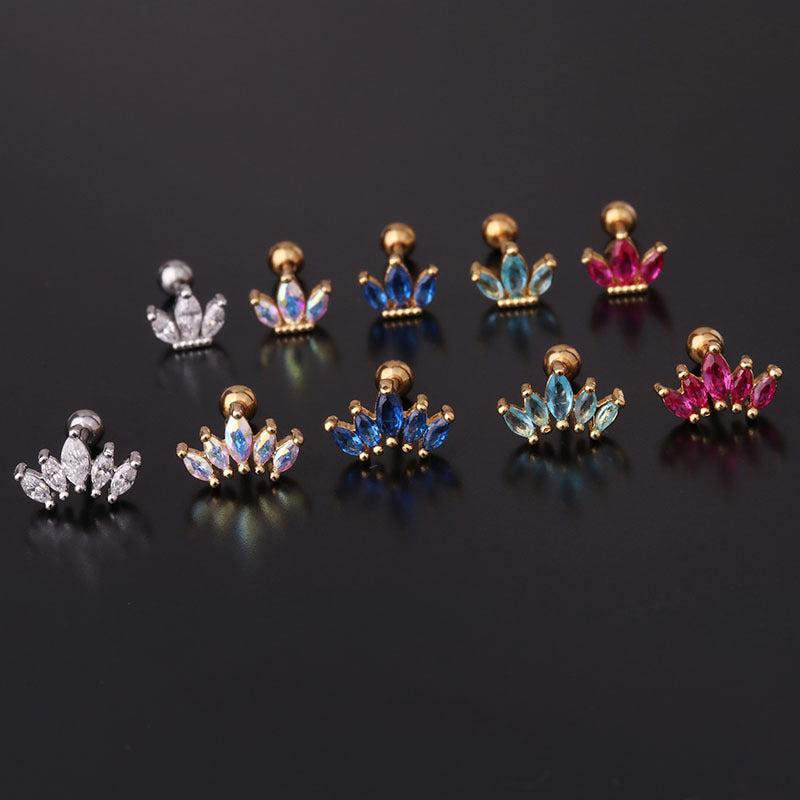 cartilage earrings, piercing jewelry, cartilage piercing, body jewelry, helix piercing, helix earrings, tragus piercing, crown earrings, crown cartilage earrings