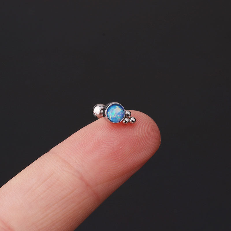 cartilage earrings, piercing jewelry, cartilage piercing, body jewelry, helix piercing, helix earrings, tragus piercing, opal earrings