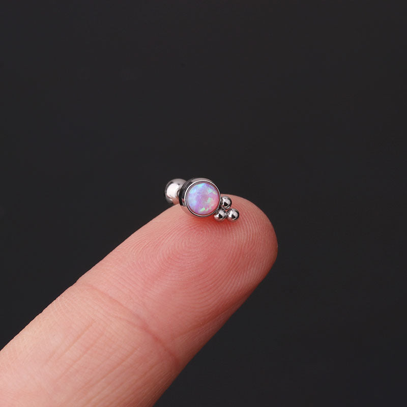 cartilage earrings, piercing jewelry, cartilage piercing, body jewelry, helix piercing, helix earrings, tragus piercing, opal earrings