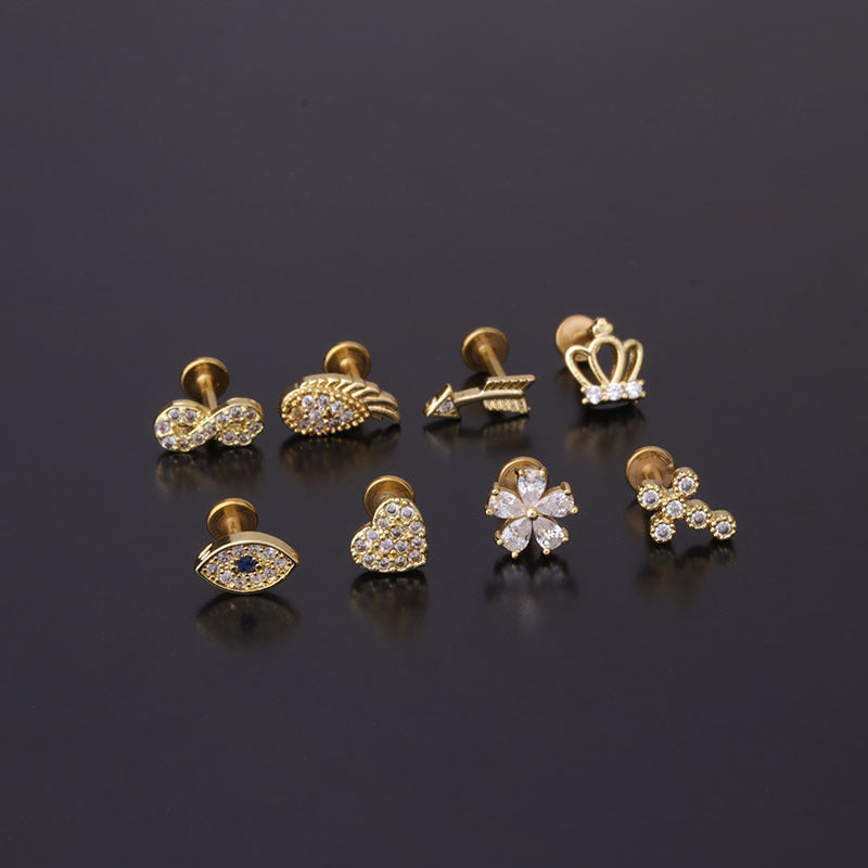 cartilage earrings, piercing jewelry, cartilage piercing, body jewelry, helix piercing, helix earrings, tragus piercing