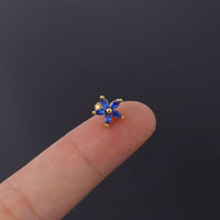 cartilage earrings, piercing jewelry, cartilage piercing, body jewelry, helix piercing, helix earrings, tragus piercing, flower earrings, flower cartilage earrings
