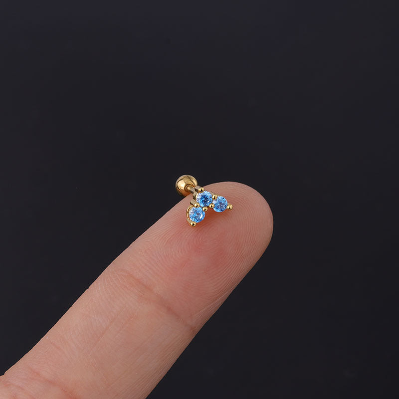 20G Cartilage Tiny Stud Earring Heart Stud Earrings | HSPJ302