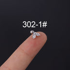 20G Cartilage Tiny Stud Earring Heart Stud Earrings | HSPJ302