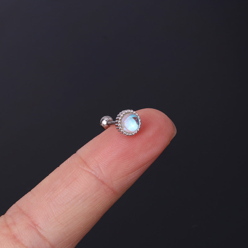 cartilage earrings, piercing jewelry, cartilage piercing, body jewelry, helix piercing, helix earrings, tragus piercing, moonstone cartilage