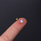 20G Cartilage Tiny Stud Heart Stud Barbell Earring | HSPJ306