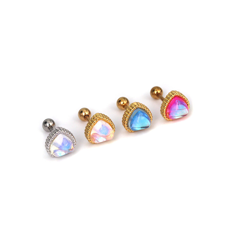 20G Cartilage Tiny Stud Heart Stud Barbell Earring | HSPJ306