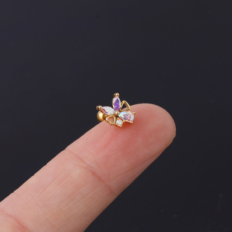 20G Ribbon Bow Earrings Studs Unicorn Piercings