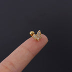 1.2mm Marquise Geometry Daith Stud Piercings | HSPJ316