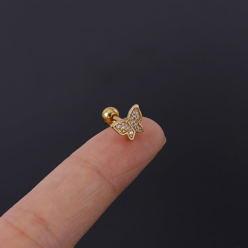 1.2mm Marquise Geometry Daith Stud Piercings | HSPJ316