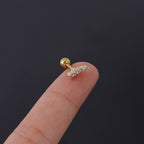 1.2mm Marquise Geometry Daith Stud Piercings | HSPJ316