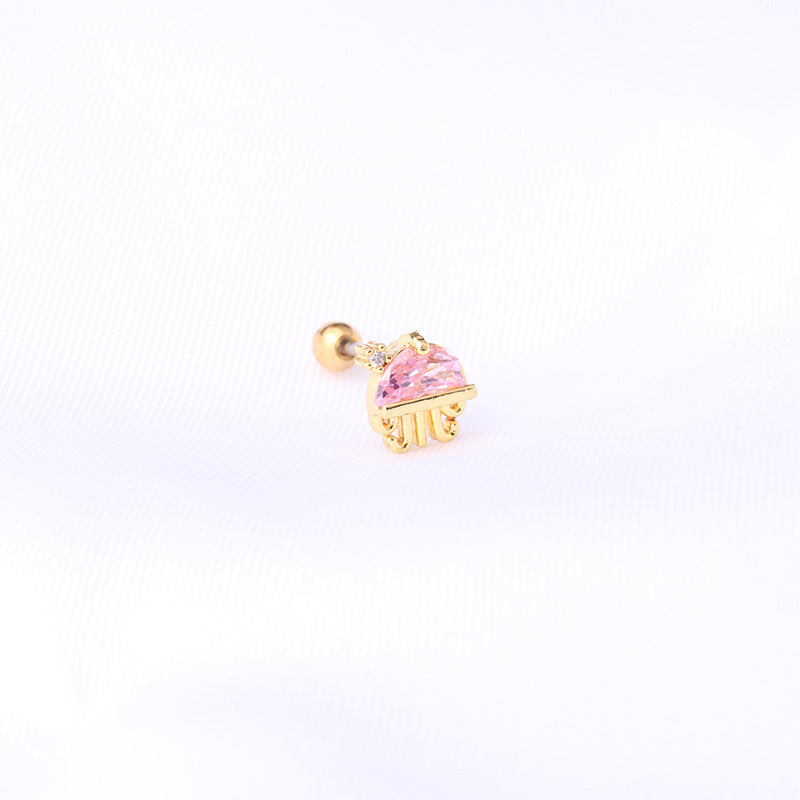 20G Cartilage Tiny Stud Earring Ocean Animal Earrings | HSPJ322