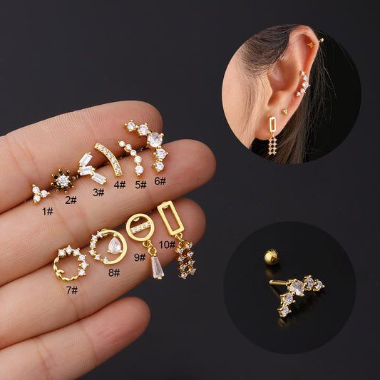 cartilage earrings, piercing jewelry, cartilage piercing, body jewelry, helix piercing, helix earrings, tragus piercing