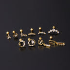 cartilage earrings, piercing jewelry, cartilage piercing, body jewelry, helix piercing, helix earrings, tragus piercing