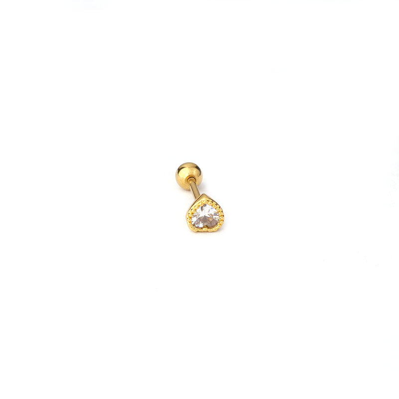 cartilage earrings, piercing jewelry, cartilage piercing, body jewelry, helix piercing, helix earrings, tragus piercing, heart earrings, heart cartilage earrings