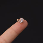 20G Cartilage Tiny Stud Earring Flower Earrings | HSPJ347